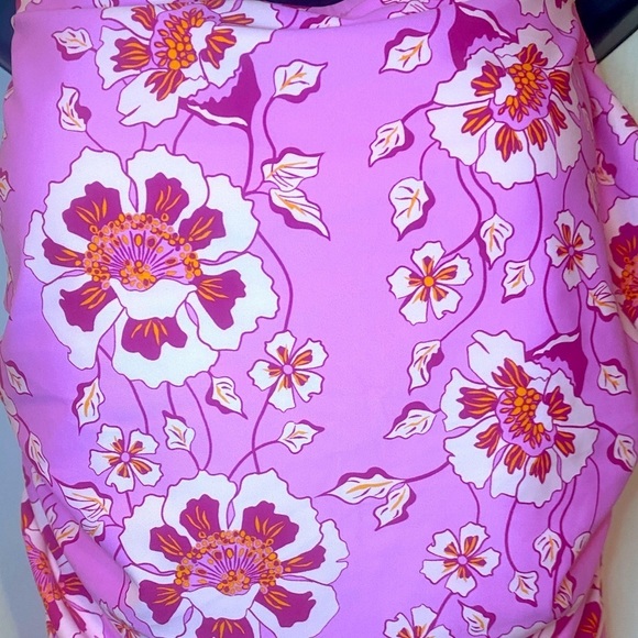 “J. CREW” Ruched Climbing Floral Bandeau One Piece - Picture 11 of 14